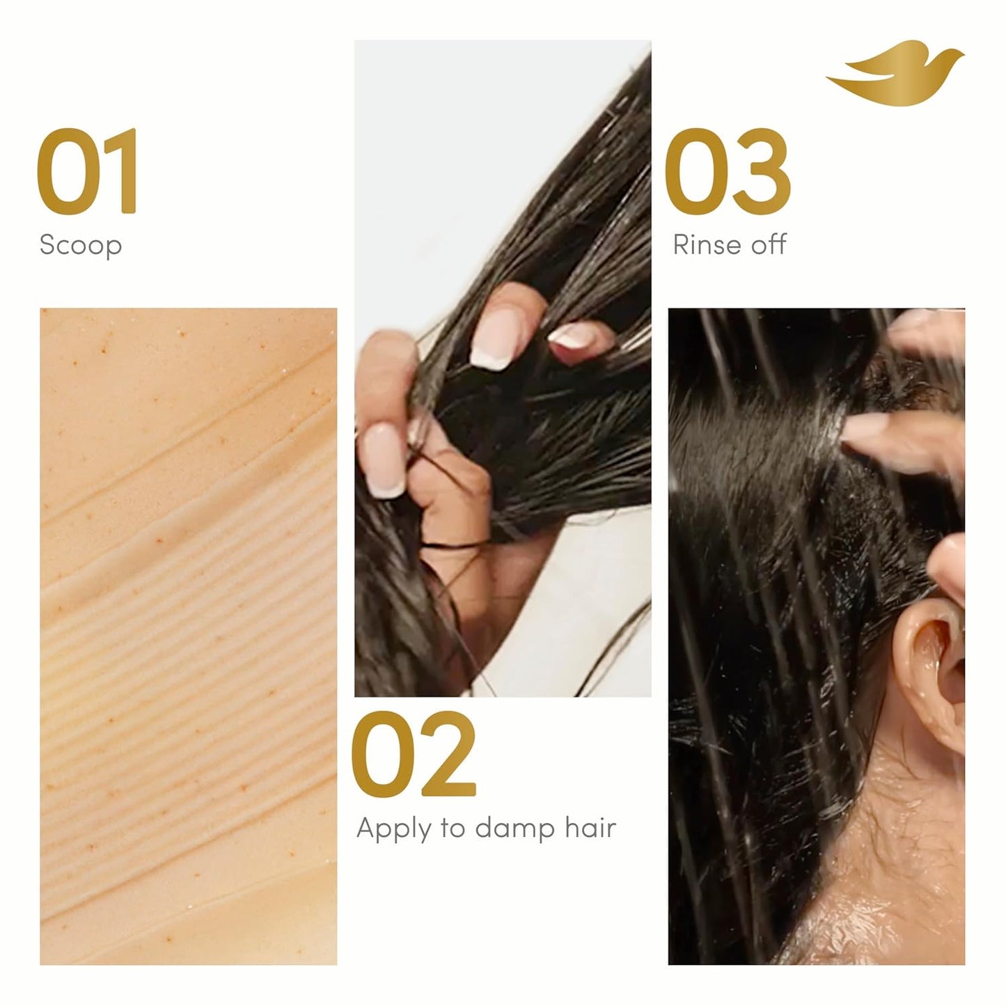 Dove Radical Recovery 10-in-1 UV Repair Hair Mask for Beach Vacations, 70 HPF Sun-Defense Treatment 9.2 oz