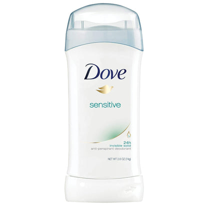 Dove Sensitive Antiperspirant – Nightly Wind-Down Underarm Care for Women Who Shave, Gentle Unscented Formula