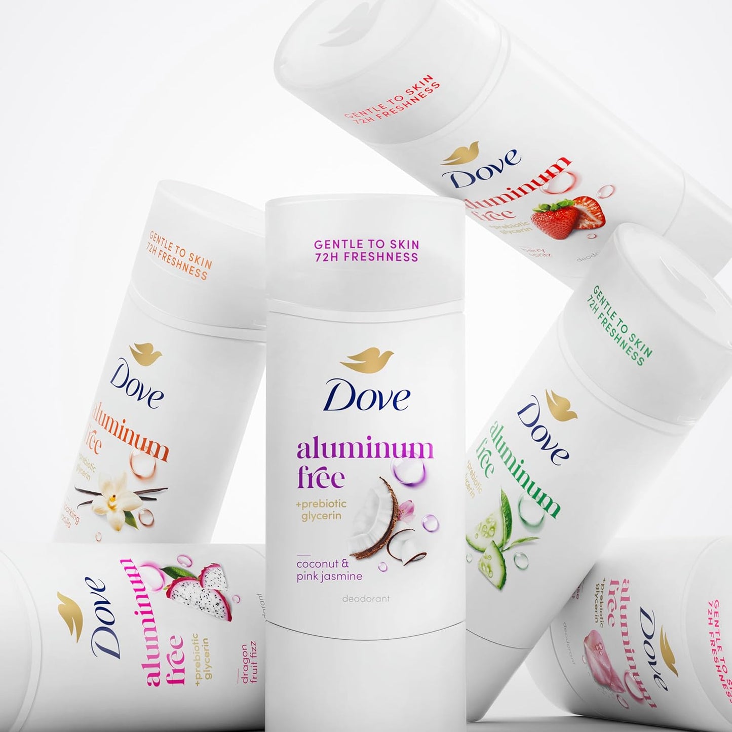 Dove Sensitive Deodorant – Self-Care Birthday Present for Her, Gentle Vegan 2.4 oz Deodorant