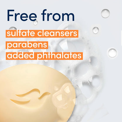 Dove Sensitive Skin Bar – Hypoallergenic Cleanser Free from Sulfates, Parabens and Phthalates