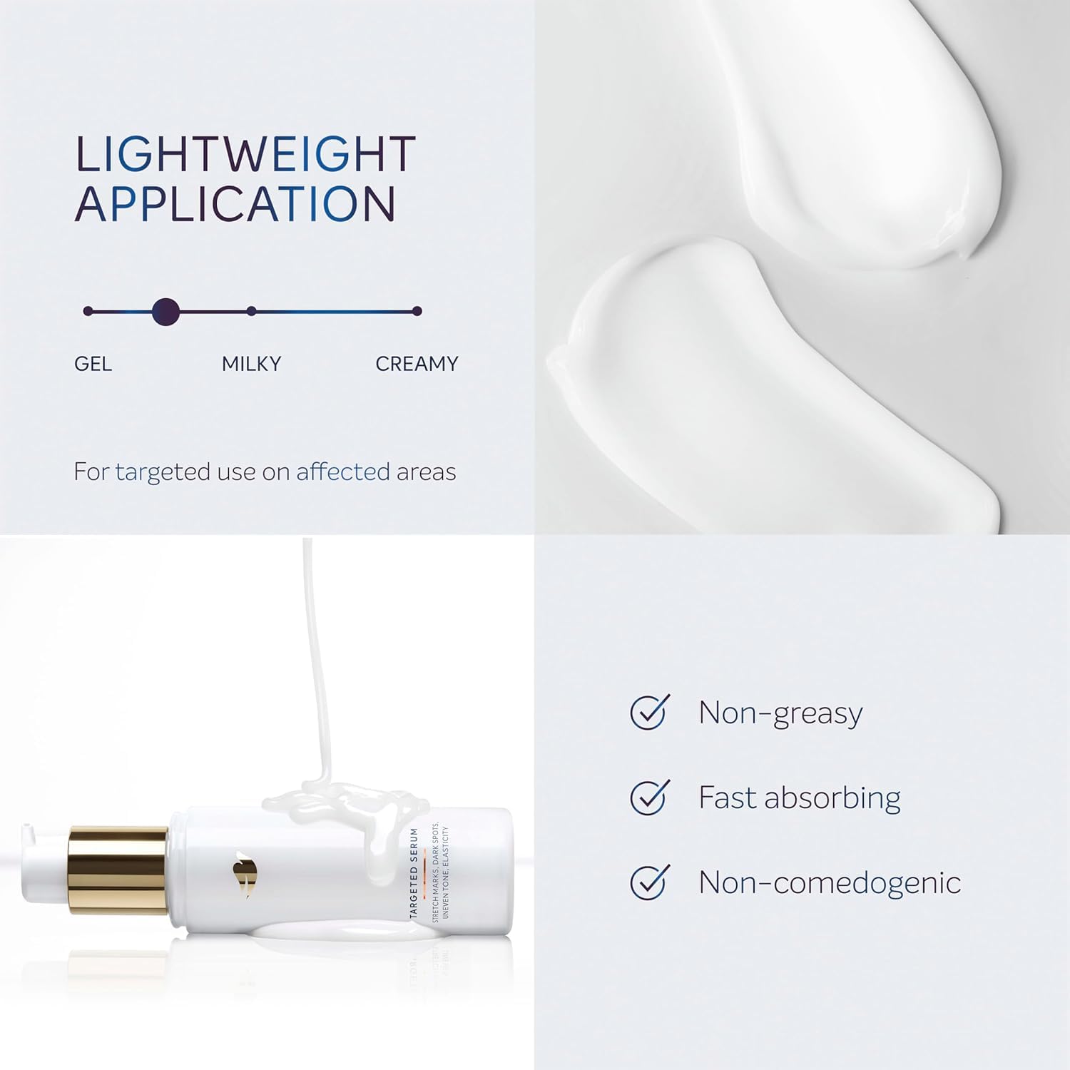 Dove Targeted Serum Multipurpose All-in-One Body Treatment for Streamlined Skincare Routine