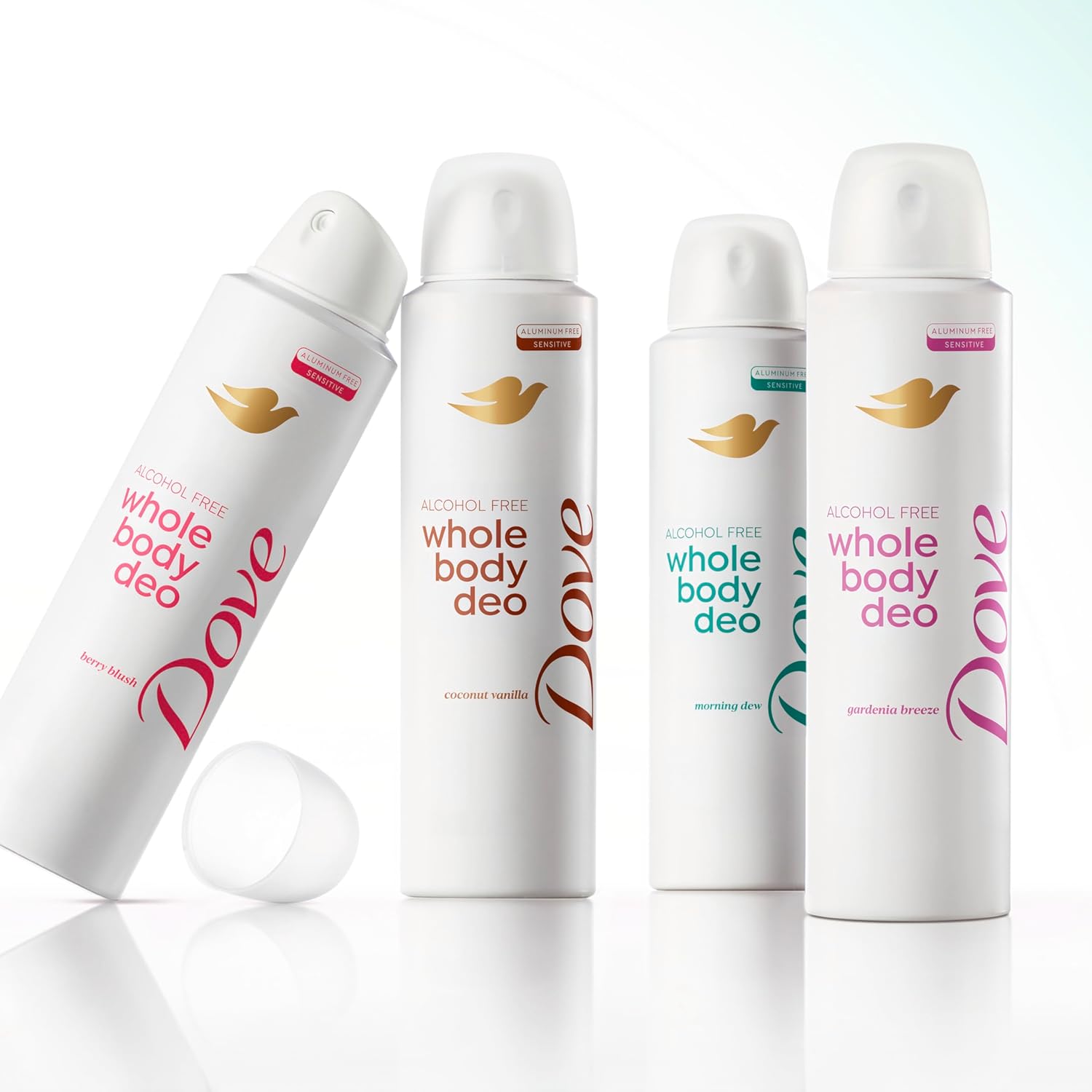 Dove Whole Body Deo Alcohol Free Deodorant Spray for Women – Thoughtful Birthday Gift for Her, Morning Dew 4 oz