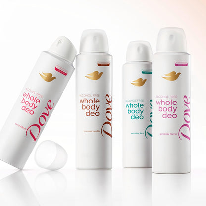 Dove Whole Body Deo Coconut Vanilla 4 oz – Dermatologist and Gynecologist Tested Deodorant Spray for Intimate and Sensitive Skin
