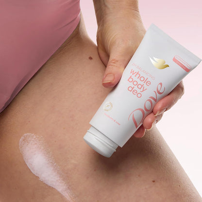 Dove Whole Body Deodorant Cream Raspberry & Rose – Thoughtful Vegan Self-Care Gift Set for Her Birthday or Mother's Day