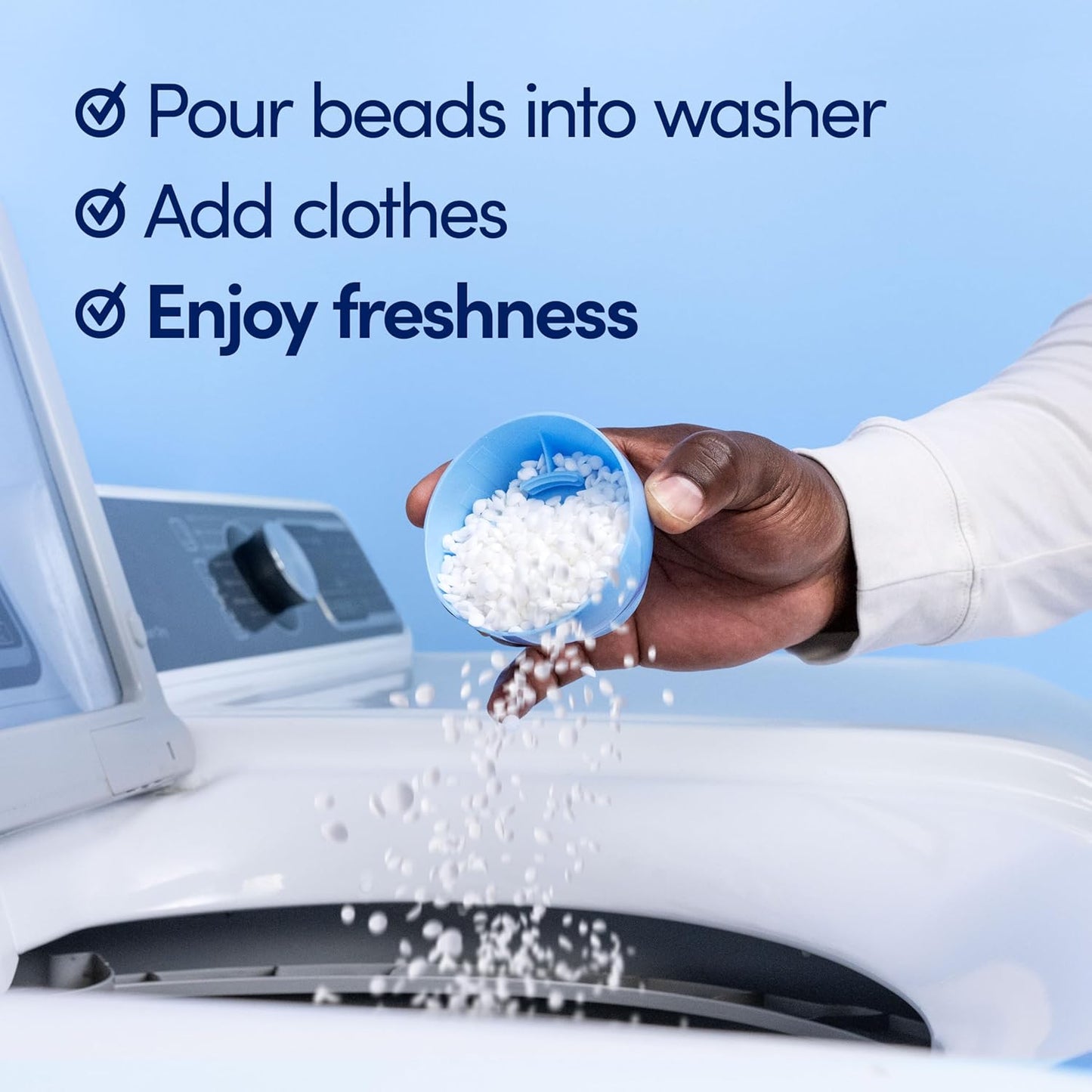 Downy Light Laundry Scent Booster Beads – Subtle Scent Boost for Nightly Wind-Down Laundry and Self-Care Linens