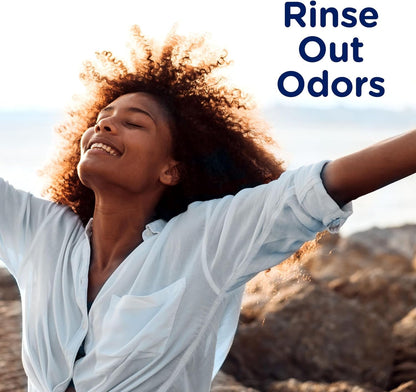 Downy Rinse Laundry Odor Remover Ocean Mist 62 oz – All-Purpose Laundry Upgrade for Family Households