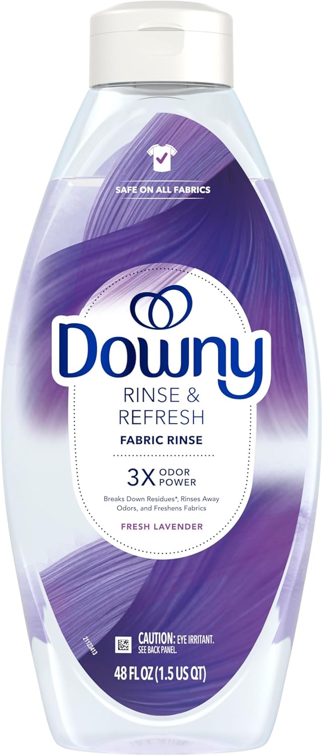 Downy RINSE & REFRESH Laundry Odor Remover – Light Lavender Scent for Yoga Room and Linen Closet
