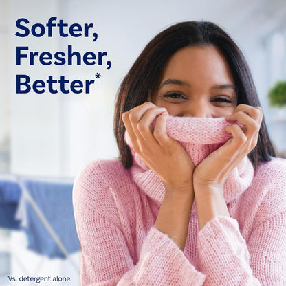Downy Soft Liquid Fabric Conditioner Cool Cotton, 150 Loads, Stress-Relieving Laundry Freshener for Mindful Bath Time and Linen Care