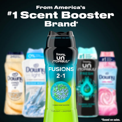 Downy Unstopables Fusions Scent Duos Laundry Scent Beads – Thoughtful Birthday Gift for Mom with Twilight and Jasmine 24-Hour Freshness