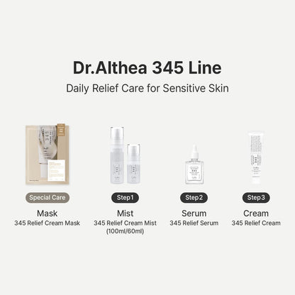 Dr.Althea 345 Relief Cream – Single-Step Sensitive Skin Cream for Intentional Skincare