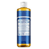 Dr. Bronner's Peppermint Pure-Castile Liquid Soap – Aromatherapy Body Wash for Post-Workout Recovery