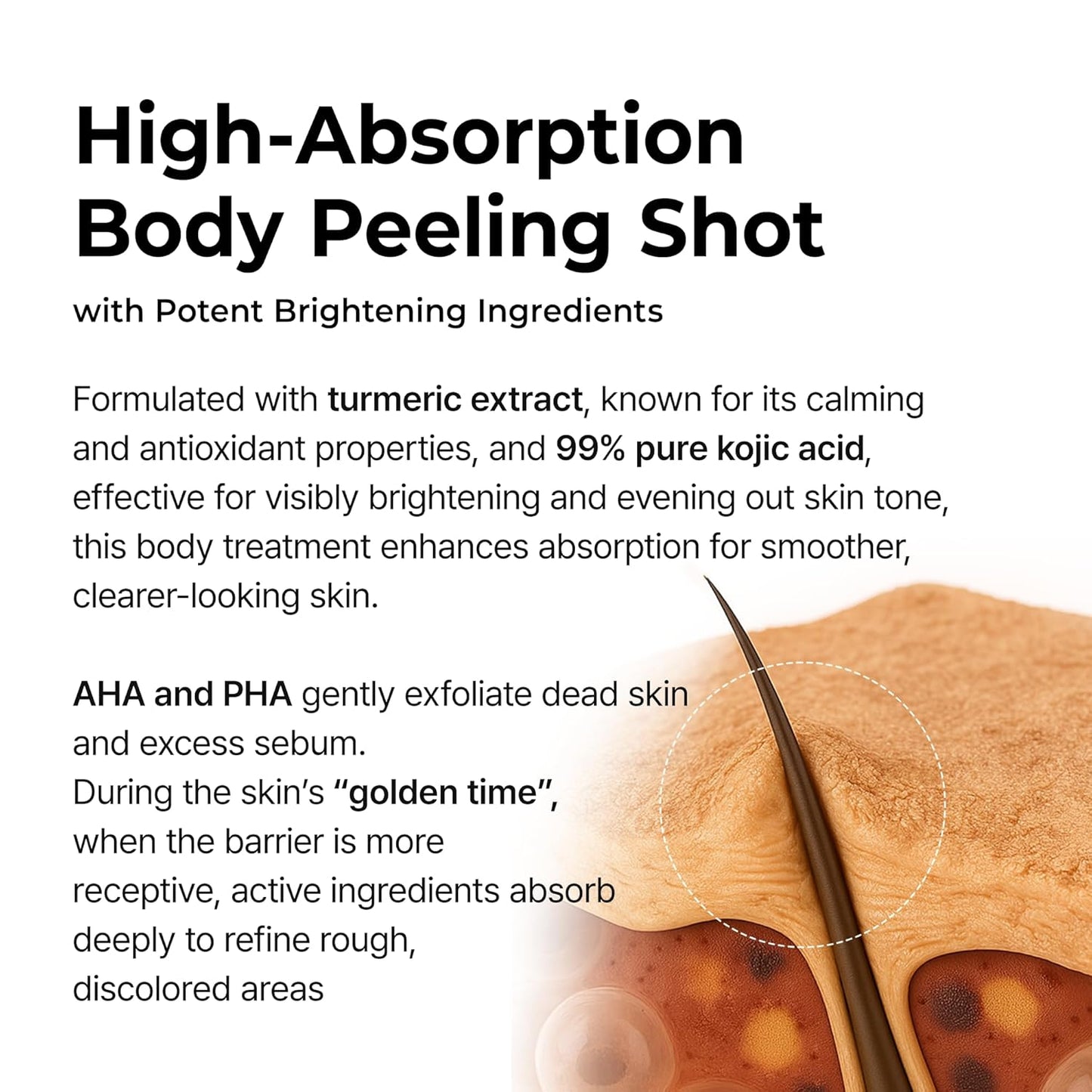 Dr.Melaxin Body Keratin Care Kojic Acid Turmeric Spray – Thoughtful Birthday Gift for the Skincare-Obsessed Friend