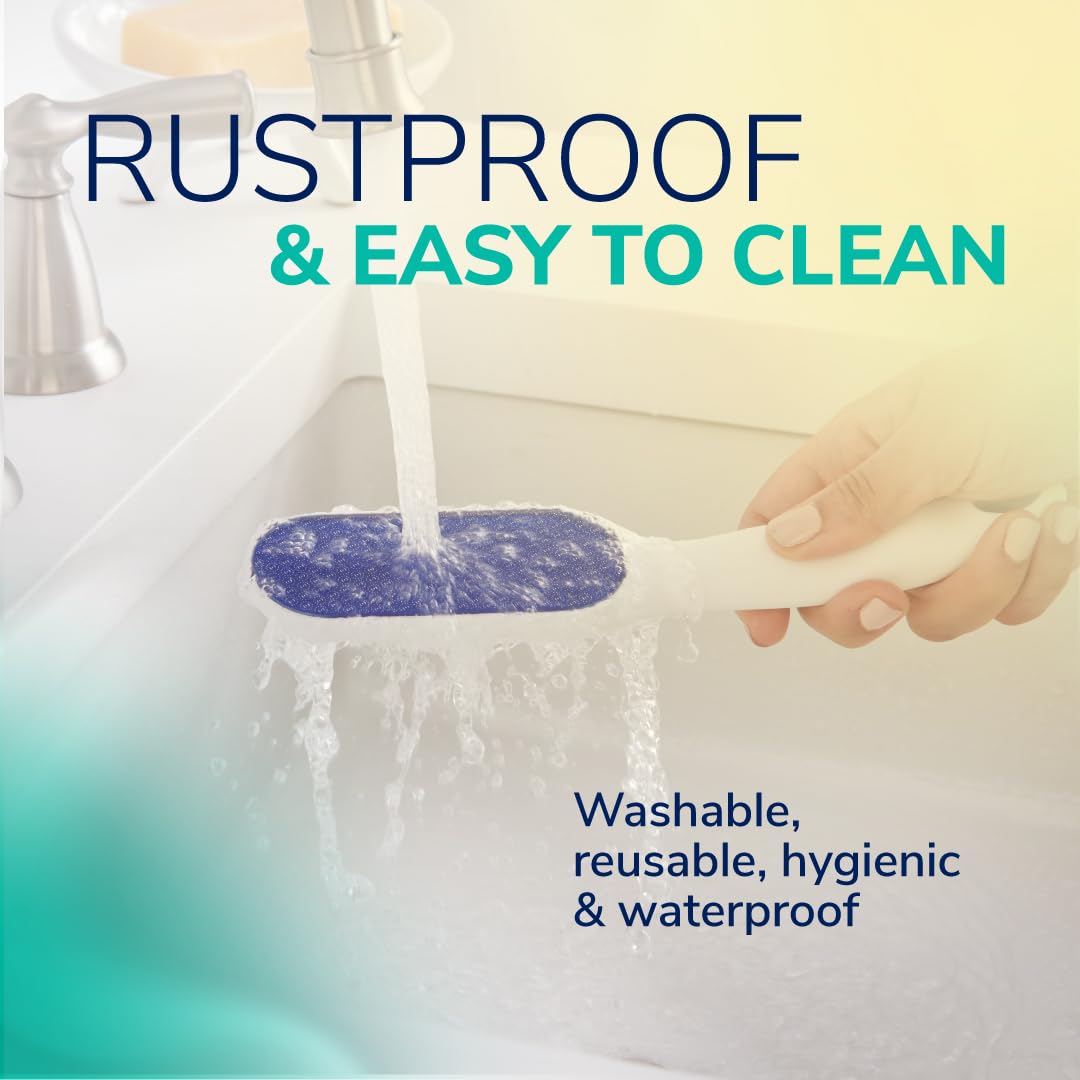 Dr. Scholl's Nano Glass Foot File – Thoughtful Birthday Gift for Her, At-Home Pedicure Self-Care