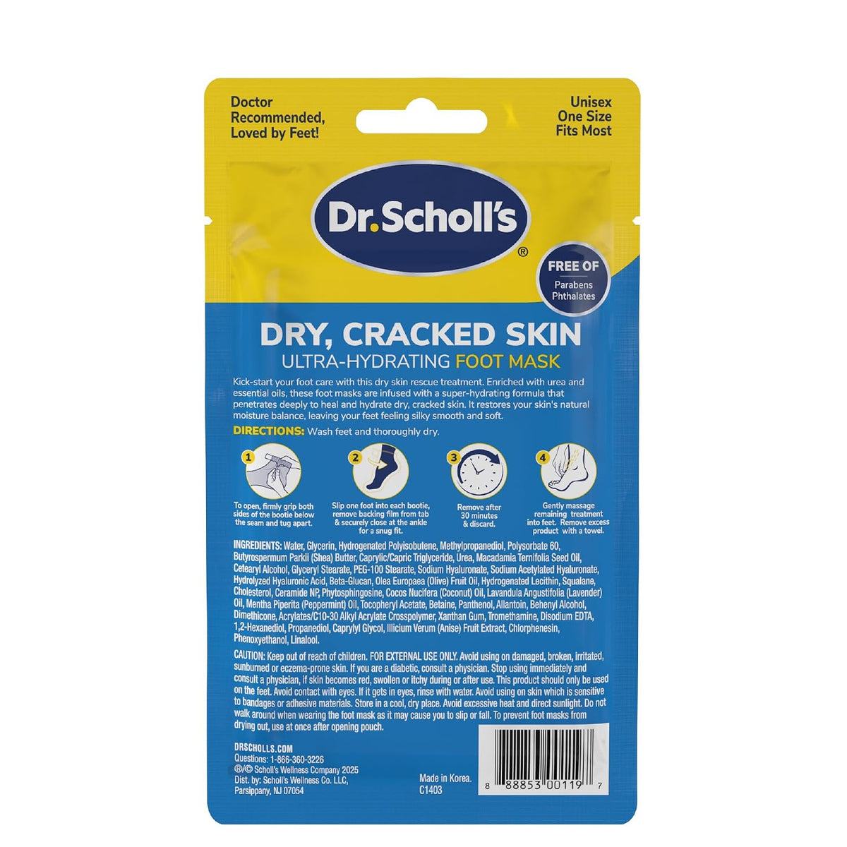 Dr. Scholl's Ultra Hydrating Foot Mask – Low-Effort Heel Treatment That Fits Into Your Lunch Break