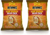 HotHands Hand Warmers Single-Use Pack of 10 Pairs – Safer Alternative to Lighter, Matches, and Handheld Heaters
