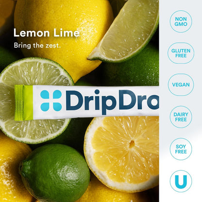 DripDrop Sugar Free Electrolyte Packets – Thoughtful Wellness Gift for Fitness Lovers and Travelers