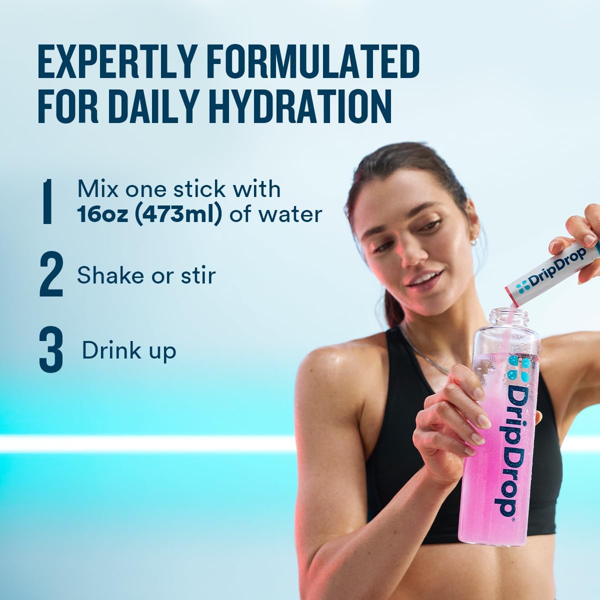 DripDrop Zero Sugar Plus - Thoughtful Birthday Gift for Mom, Doctor-Developed Electrolyte Sticks