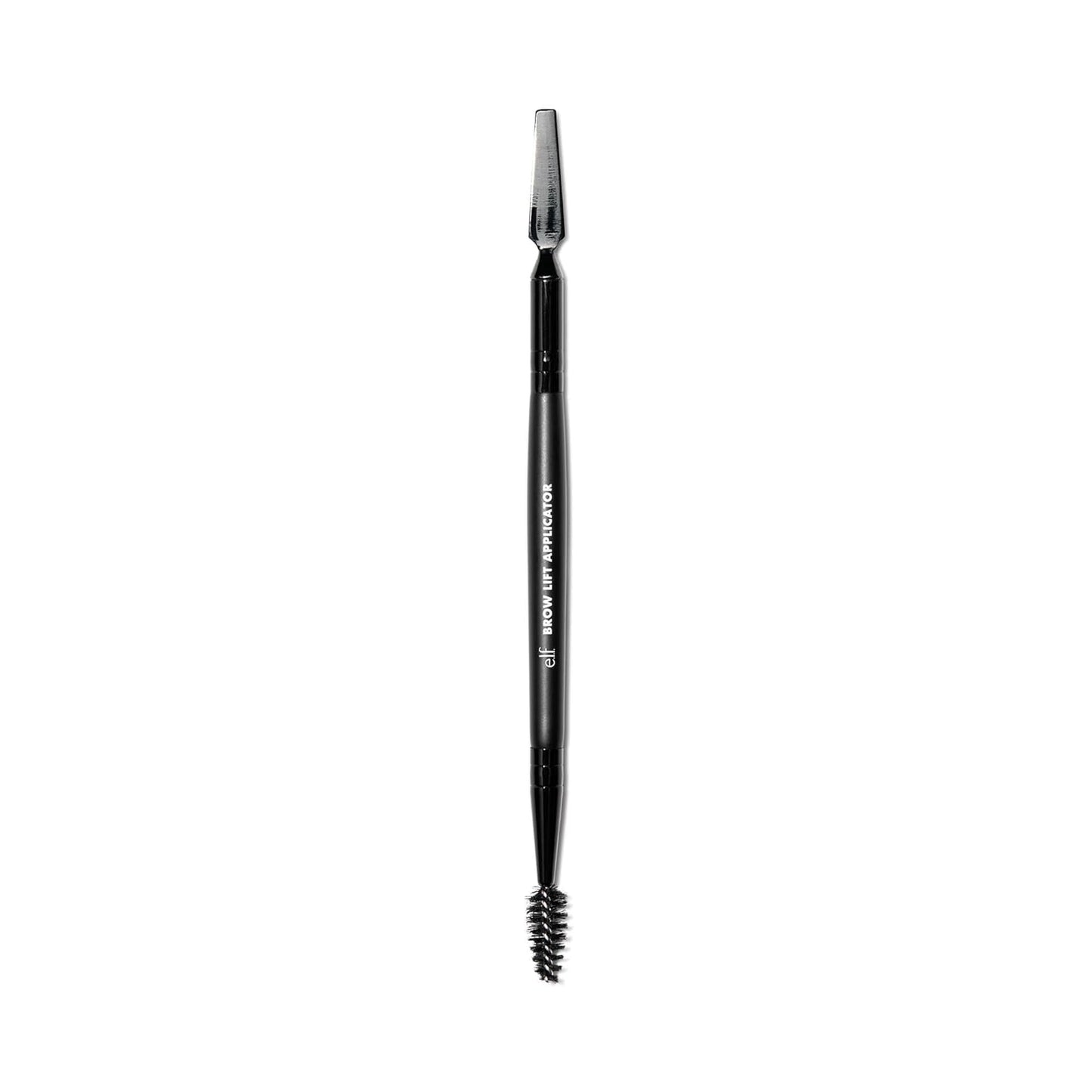 dual-ended design with flat gel applicator and spoolie