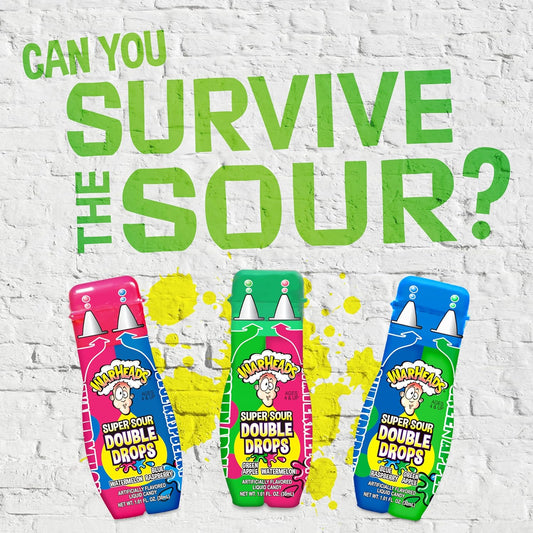 dual-flavor drops combining two flavors per squeeze (e.g., blue raspberry/green apple, watermelon/blue raspberry, green apple/watermelon)