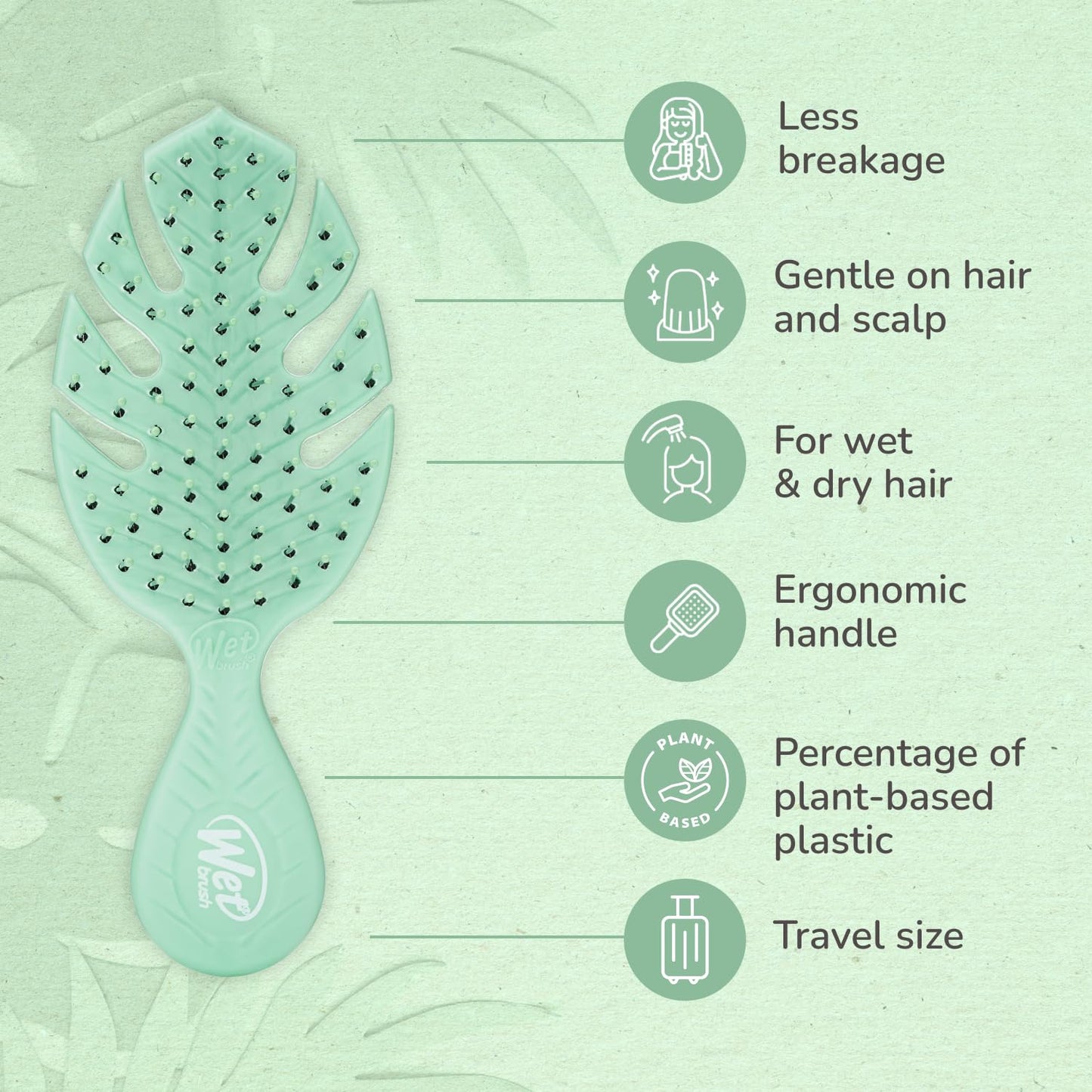 dual functionality on wet and dry hair