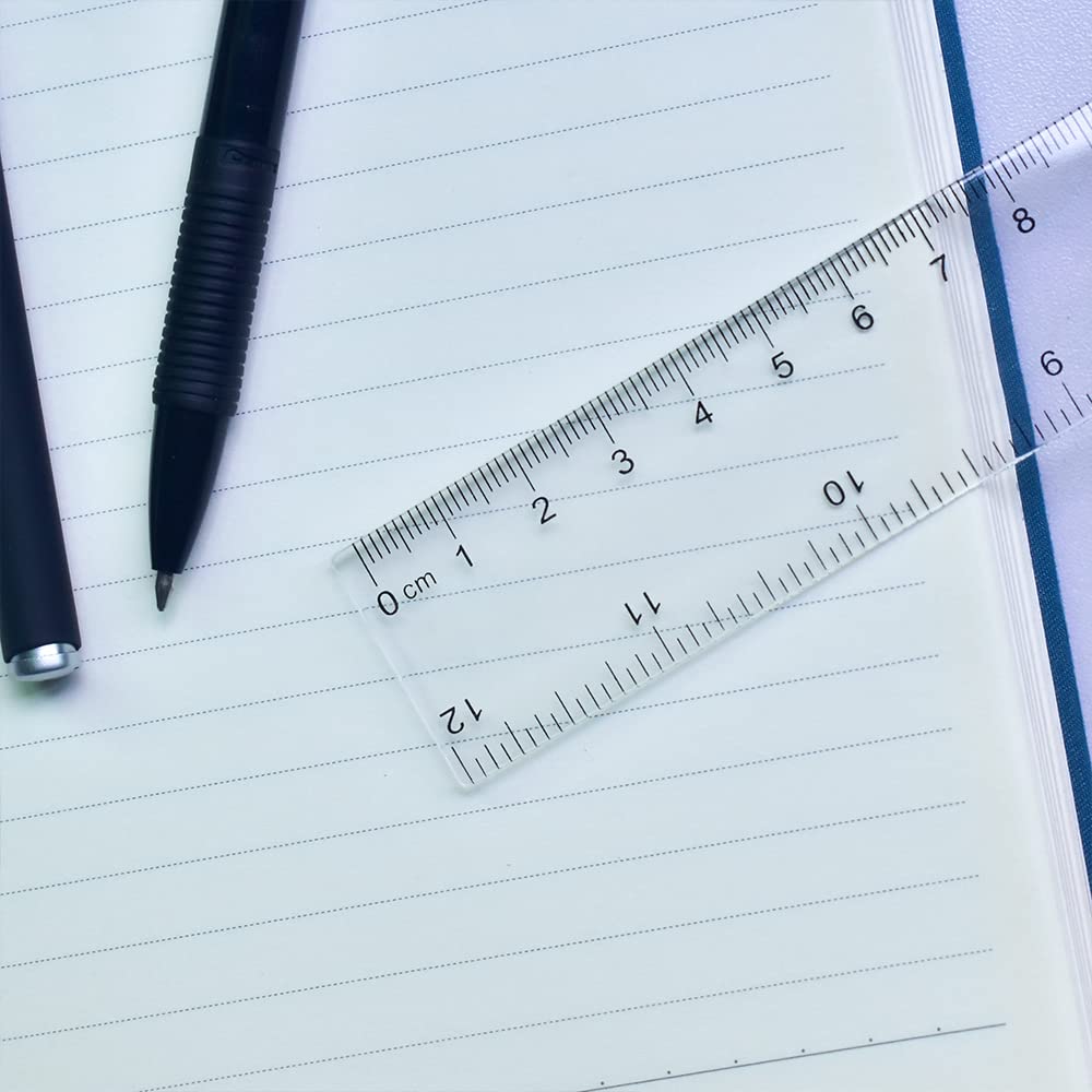 dual measurement scales: centimeters on one edge, inches on the other