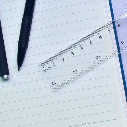 dual measurement scales: centimeters on one edge, inches on the other
