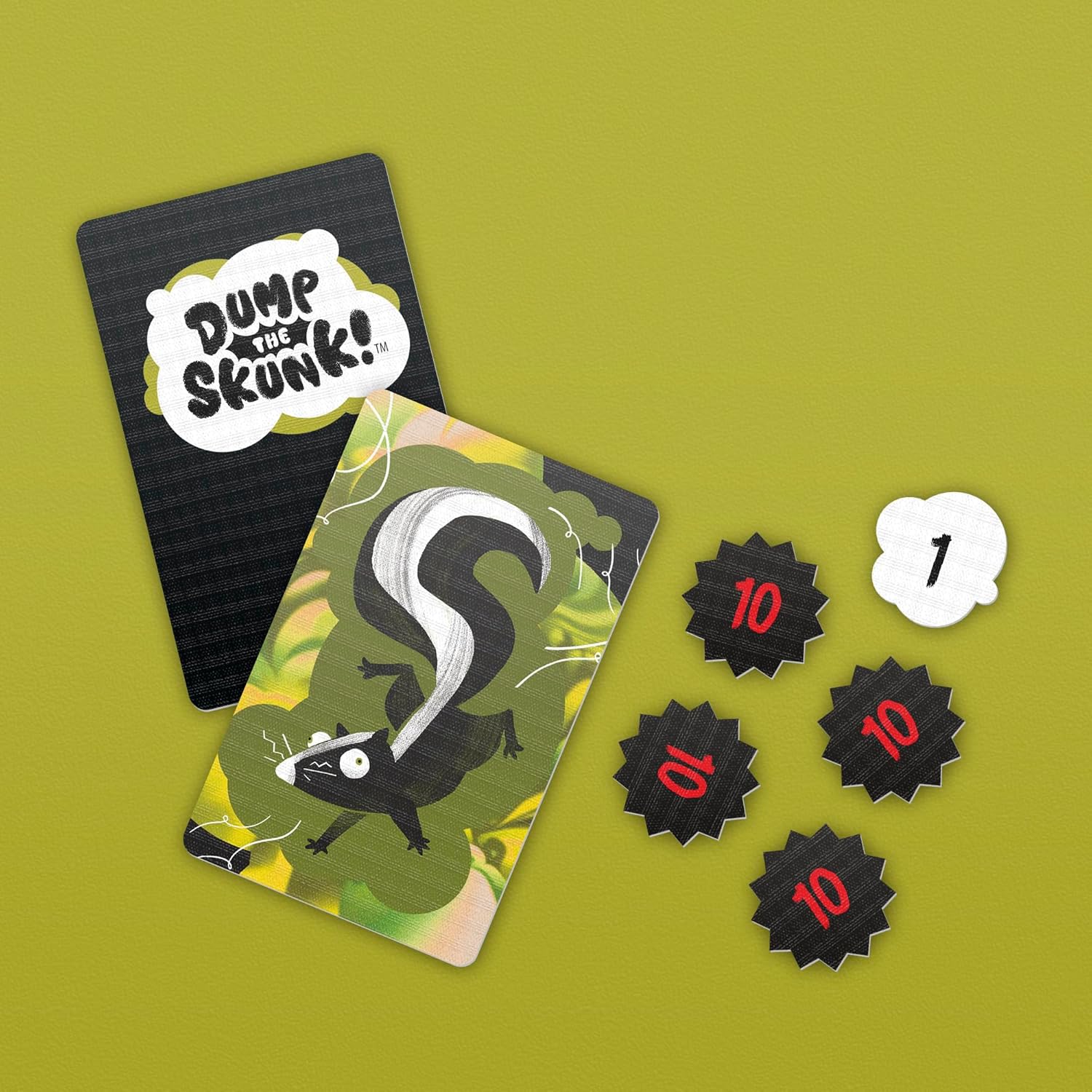 Dump The Skunk! Game – Reiner Knizia Family Card Game for Kids Ages 7+, Easy to Learn Playroom Activity for 2-6 Players