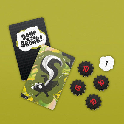 Dump The Skunk! Game – Reiner Knizia Family Card Game for Kids Ages 7+, Easy to Learn Playroom Activity for 2-6 Players