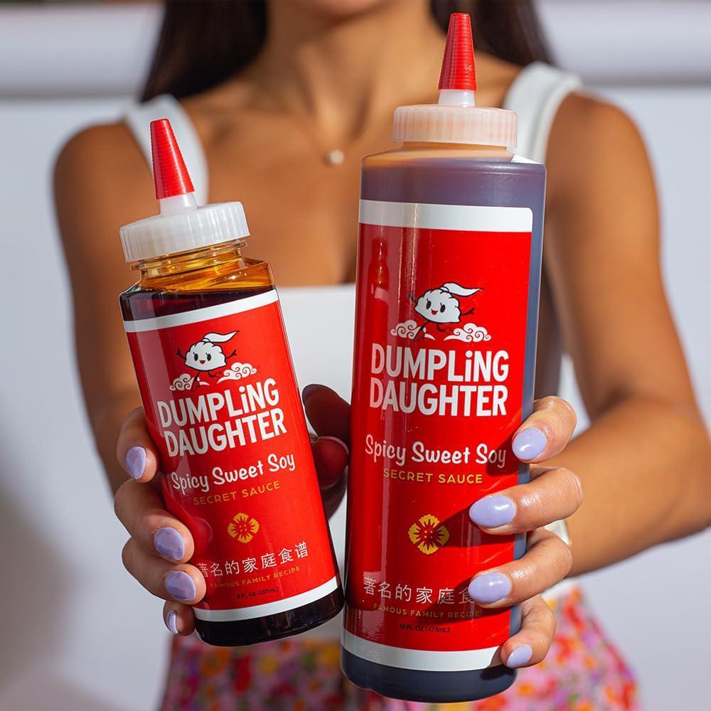 Dumpling Daughter Duck Sauce – Sophisticated Dipping Sauce for Upscale Tasting Menus, Easy-Pour Bottle Designed for Impeccable Presentation