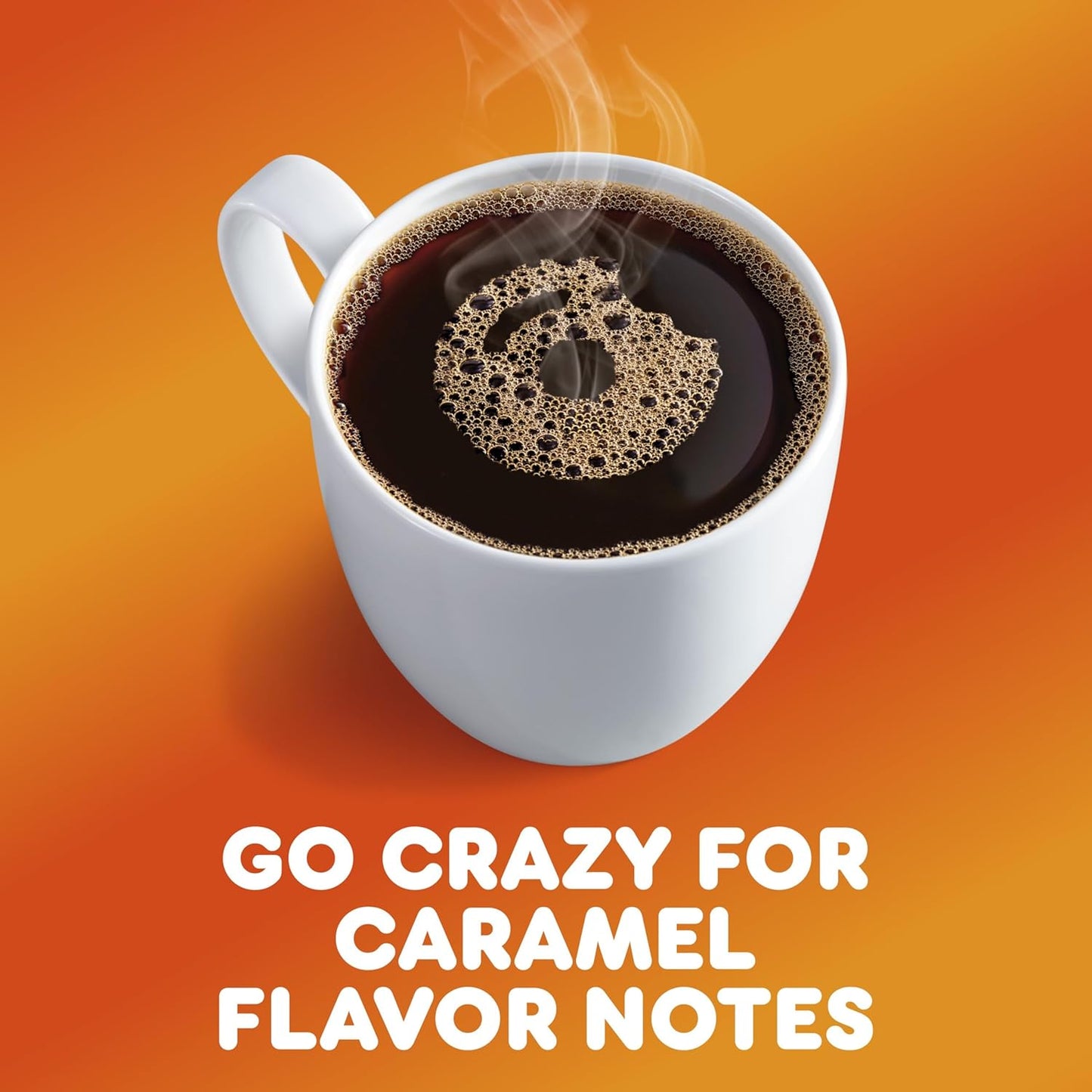 Dunkin' Caramel Ground Coffee – Home Office Fuel for Focused Mornings, Easy Brew