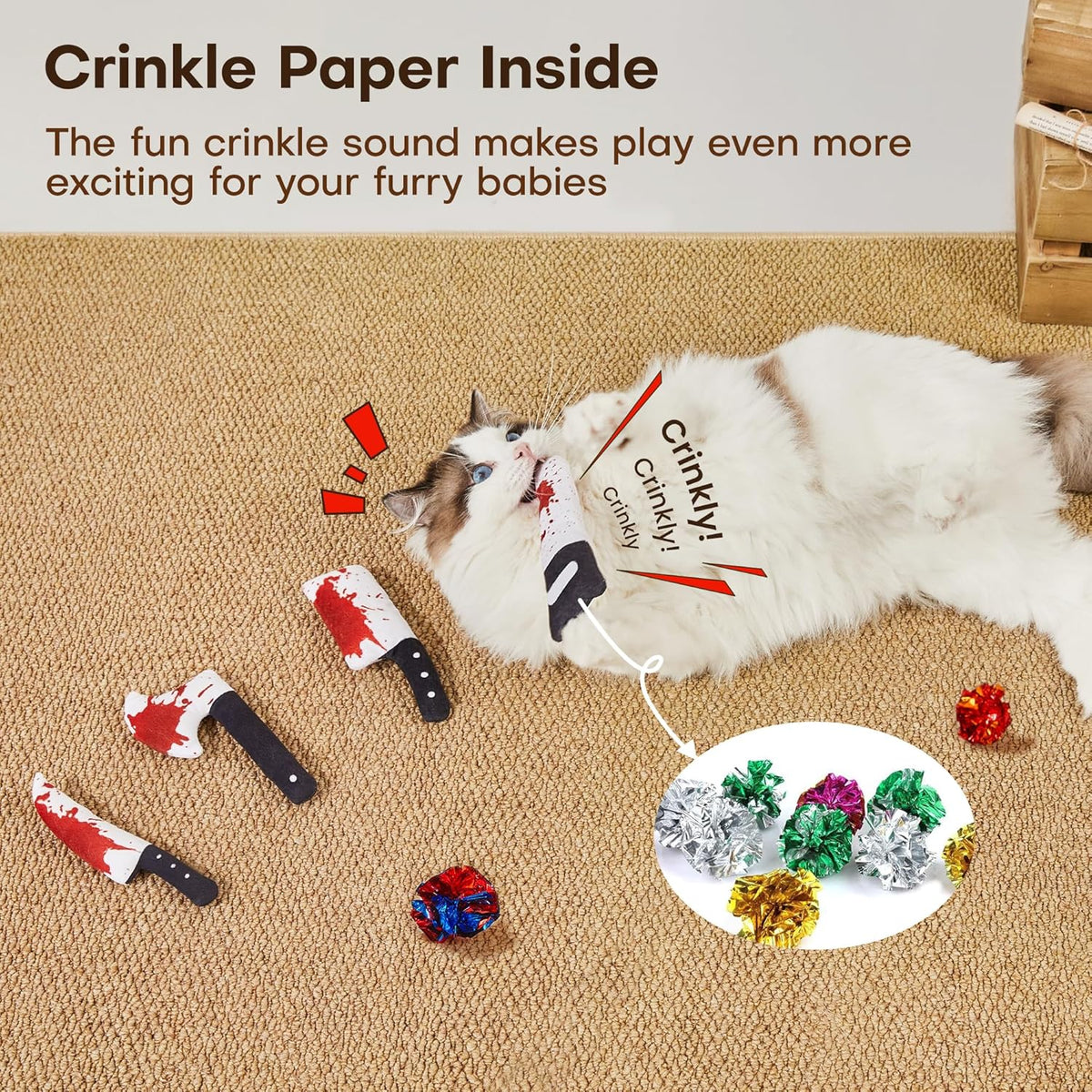 durable cotton material designed to withstand biting and clawing