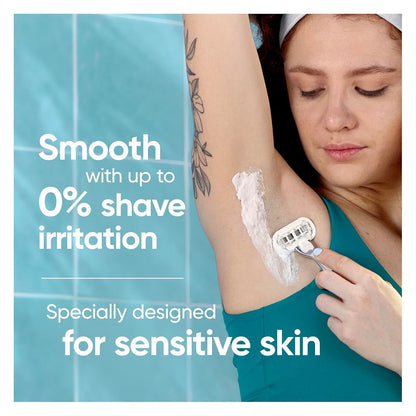 durable weighted metal reusable handle compatible with all venus refills (except simply venus and pubic skin lines)