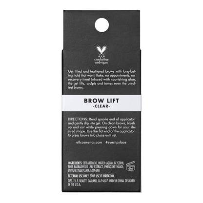 e.l.f. Brow Lift Clear Eyebrow Wax – Self-Care Brow Ritual for Nourished, Feathery Brows