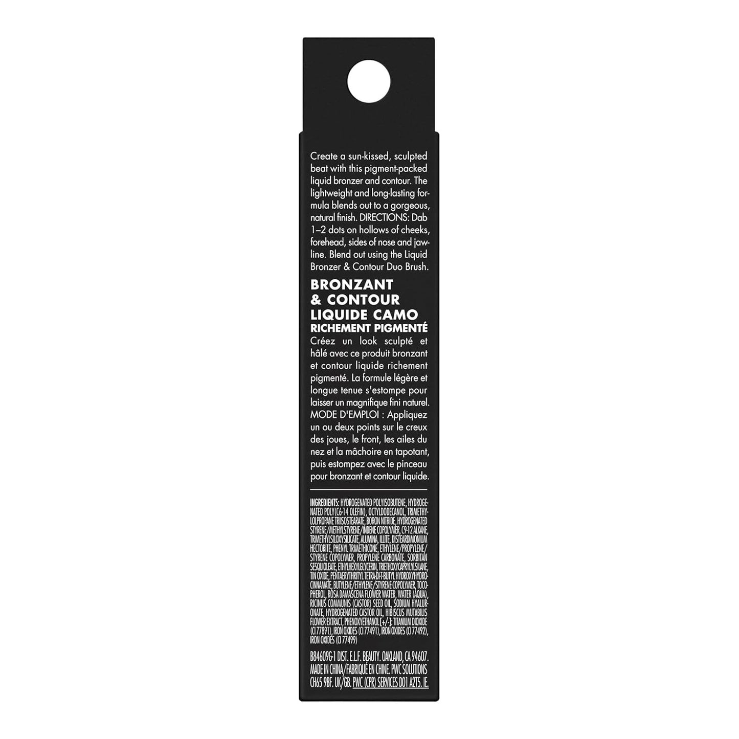 e.l.f. Camo Liquid Bronzer & Contour – Uncluttered Vanity Staple, One-Tube Sculpting and Sun-Kissed Glow