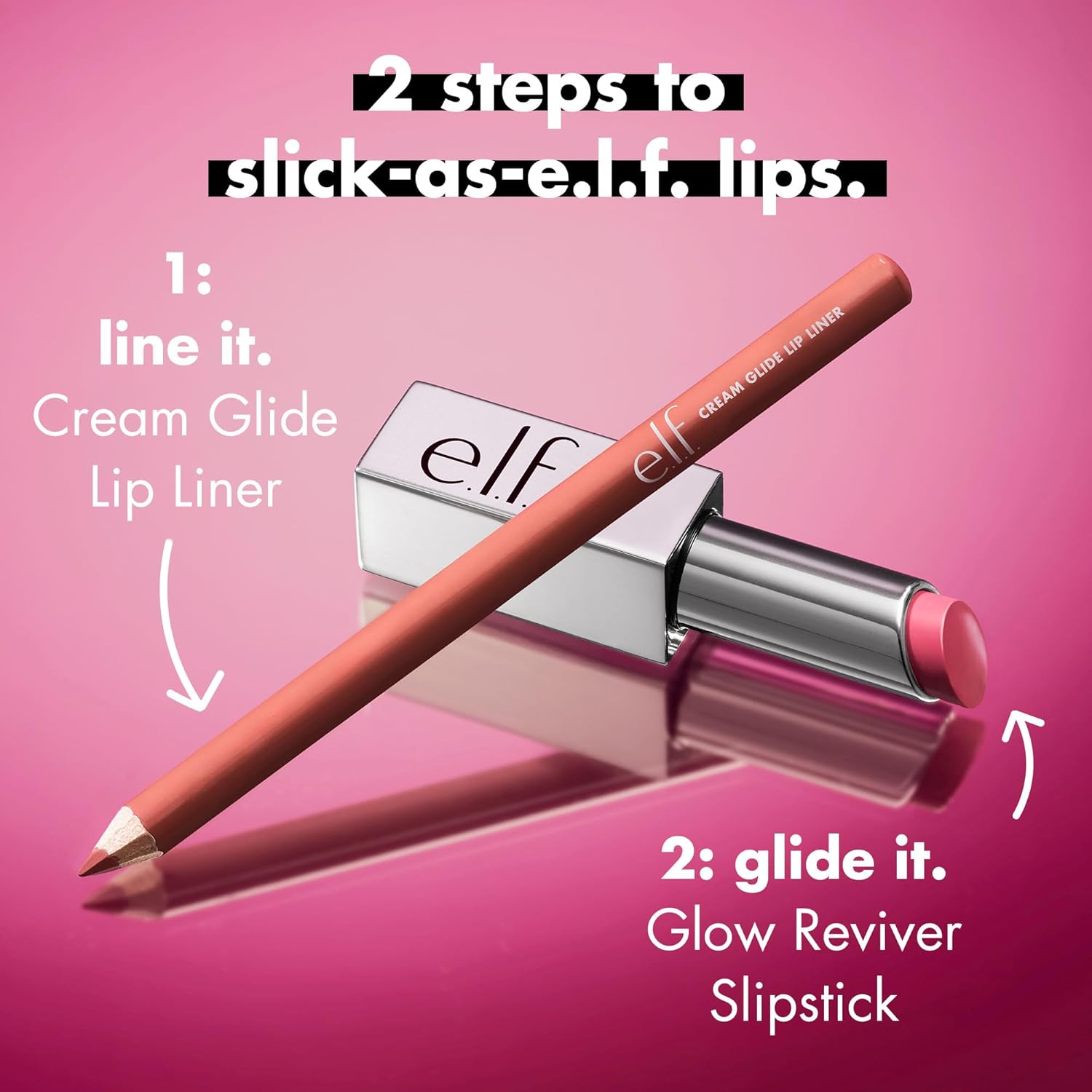 e.l.f. Glow Reviver Slipstick – One-Step Lip Color for a Capsule Makeup Kit, Sheer Hydrating Stick