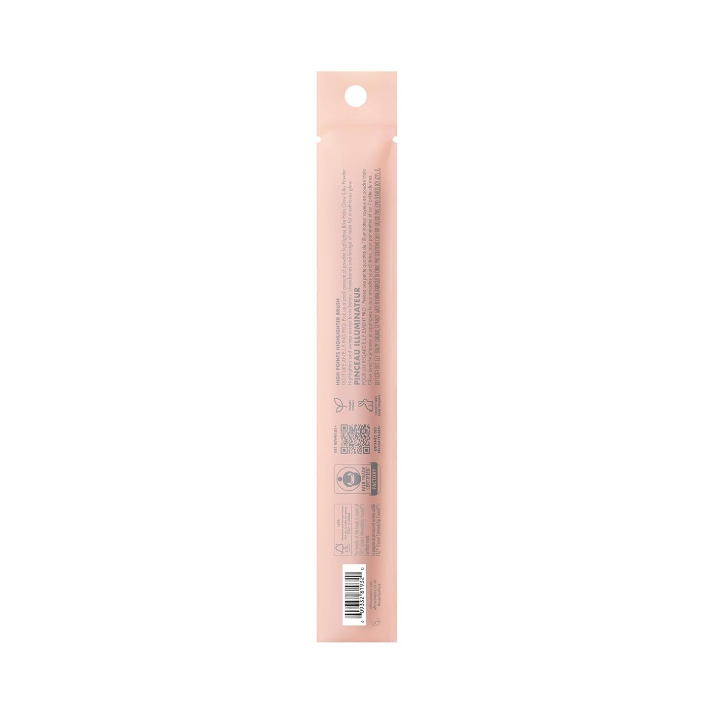 e.l.f. High Points Highlighter Brush – Thoughtful Birthday Gift for Her with Soft-Focus Glow Finish