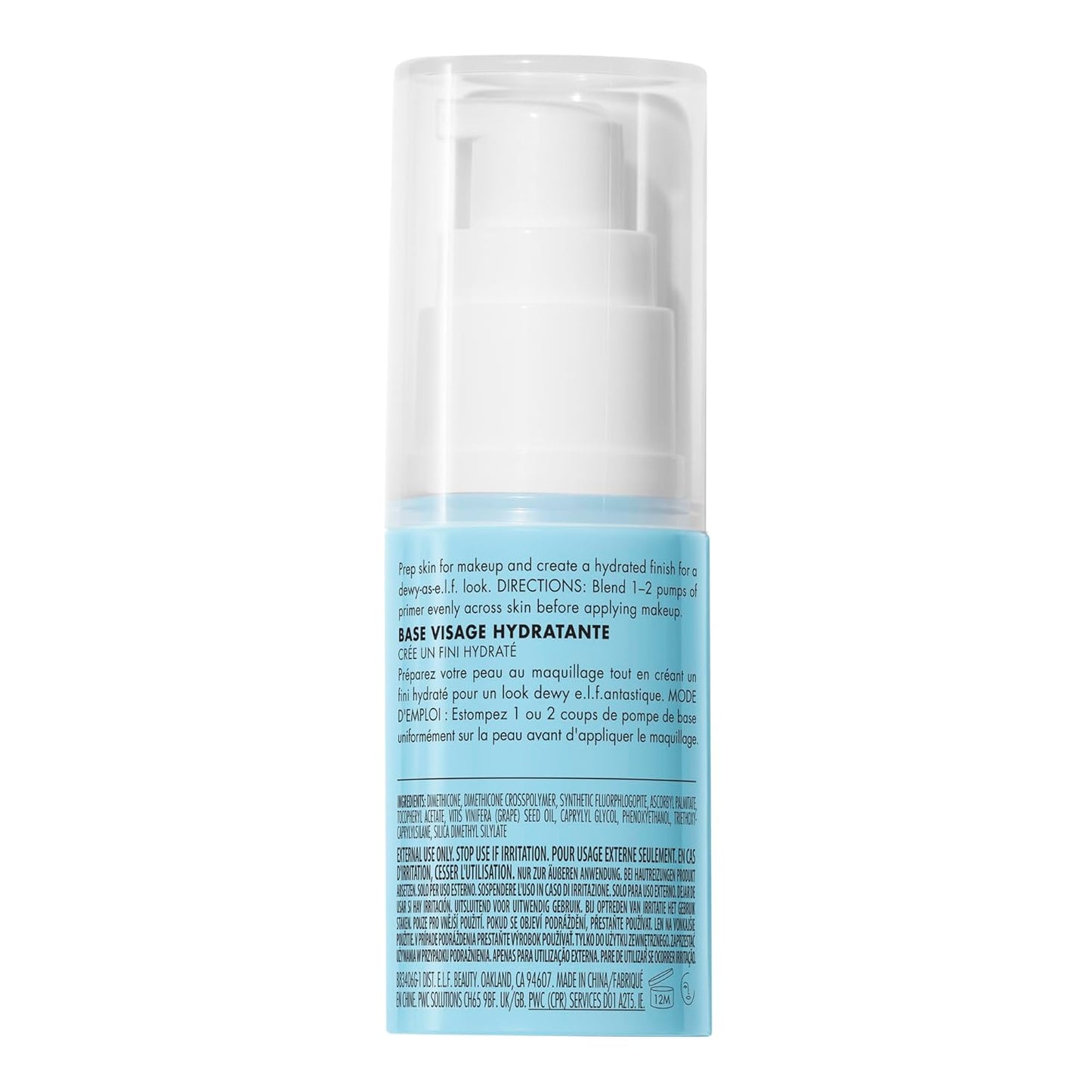 e.l.f. Hydrating Face Primer – Clean Beauty Staple for a Simple, Less-Is-More Vanity