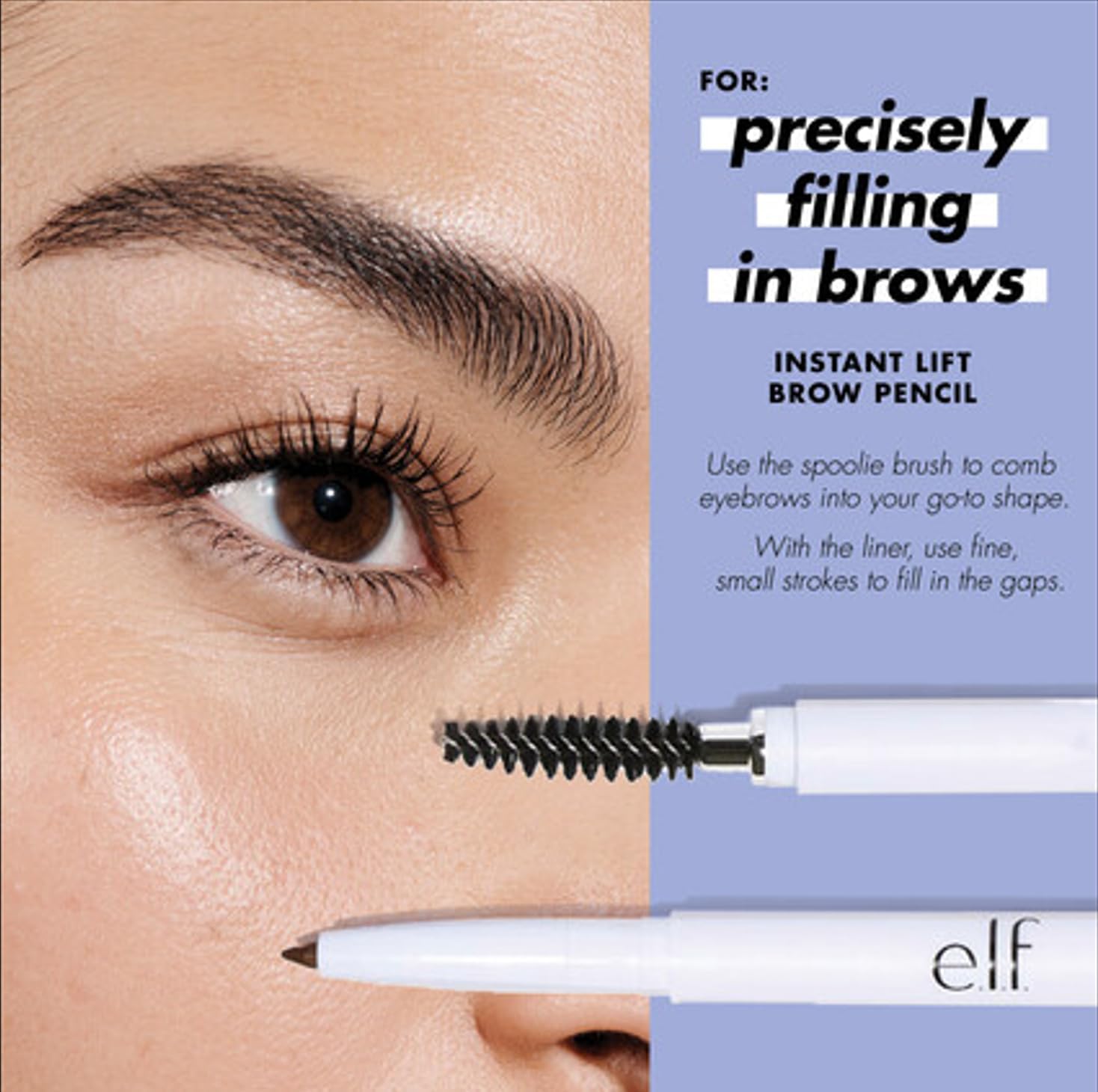 e.l.f. Instant Lift Brow Pencil – One-Tool Brow Pencil for the Capsule Makeup Collection