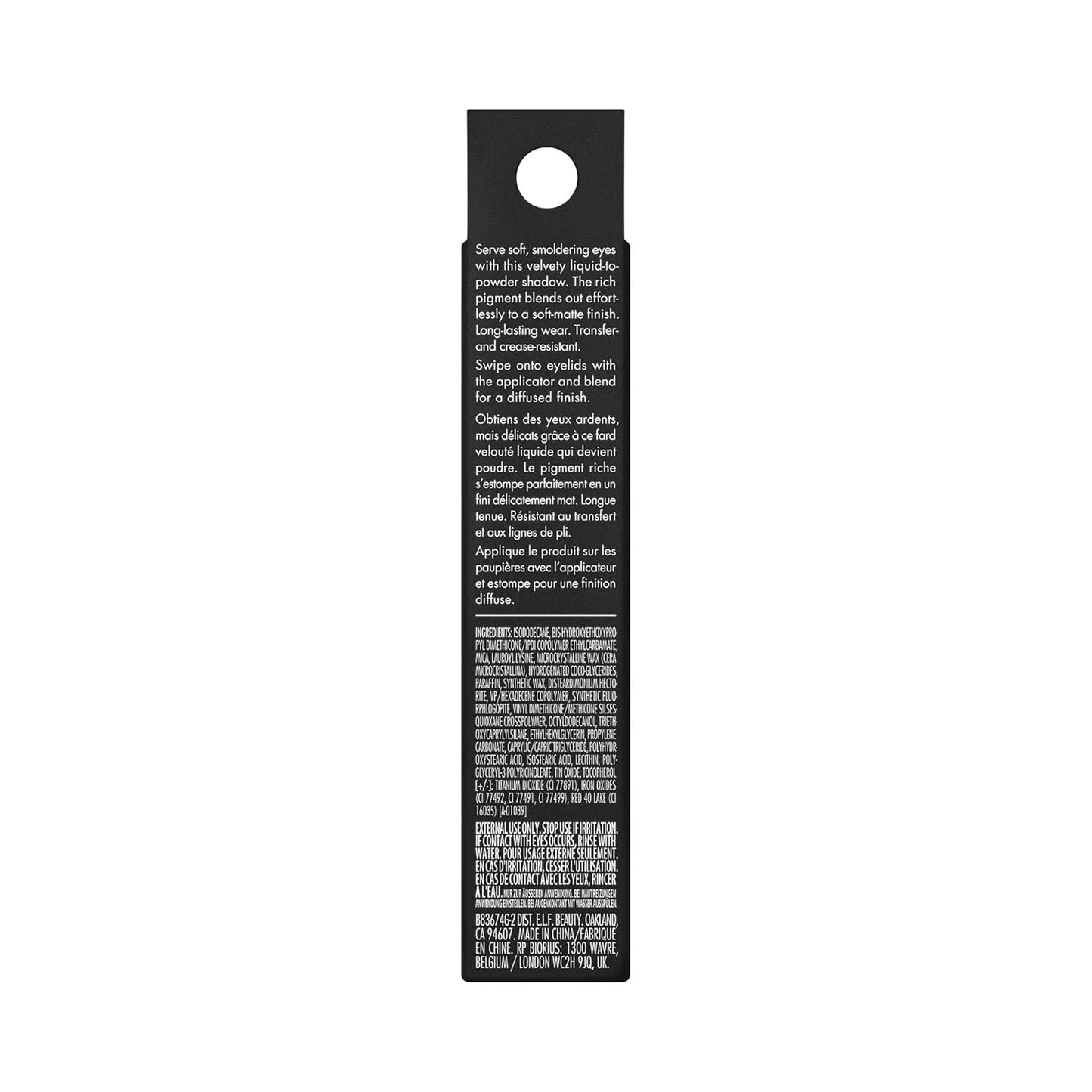 e.l.f. Liquid Velvet Eyeshadow – Gentle Clean-Formula Eye Color for the Self-Care Ritual, Vegan Liquid-to-Powder