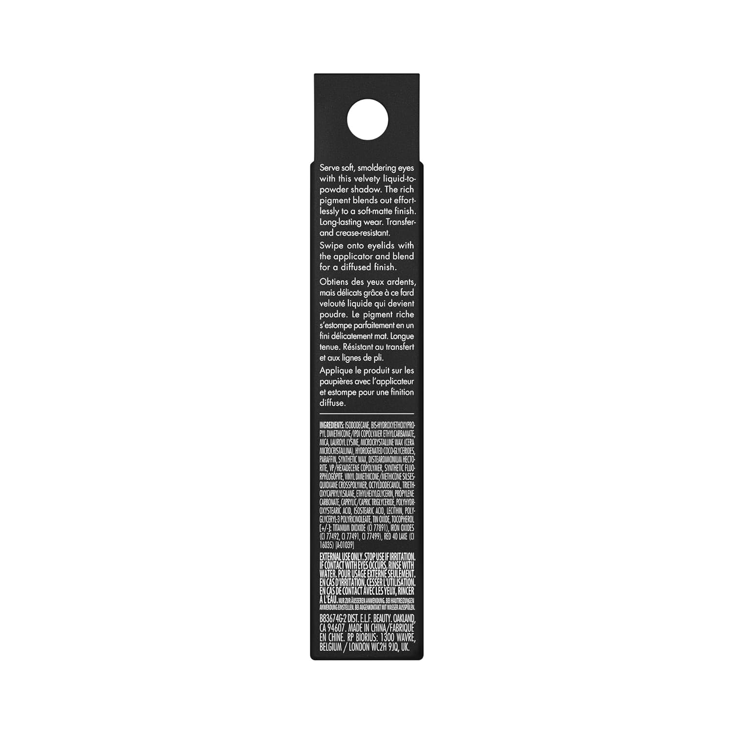 e.l.f. Liquid Velvet Eyeshadow – Gentle Clean-Formula Eye Color for the Self-Care Ritual, Vegan Liquid-to-Powder