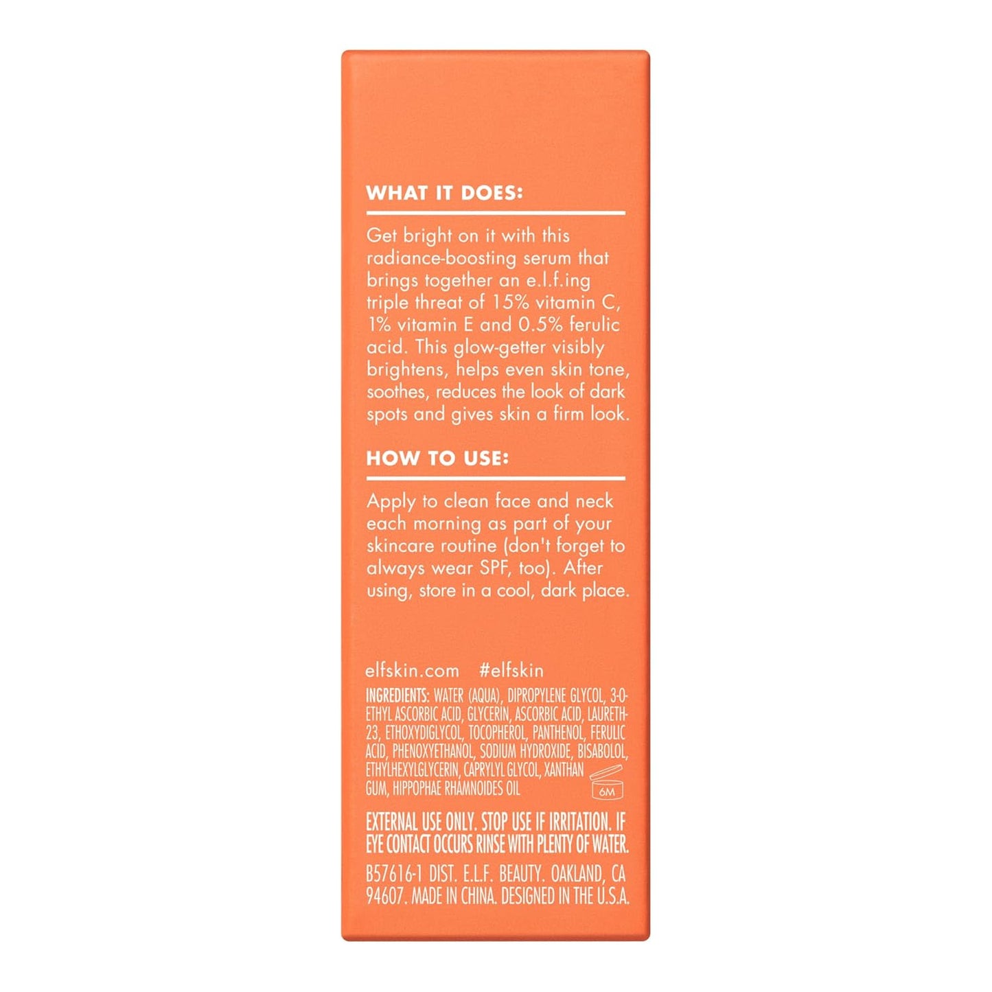 e.l.f. SKIN Bright Icon Vitamin C Serum Mini – Thoughtful Birthday Gift for Her Starting a Skincare Routine