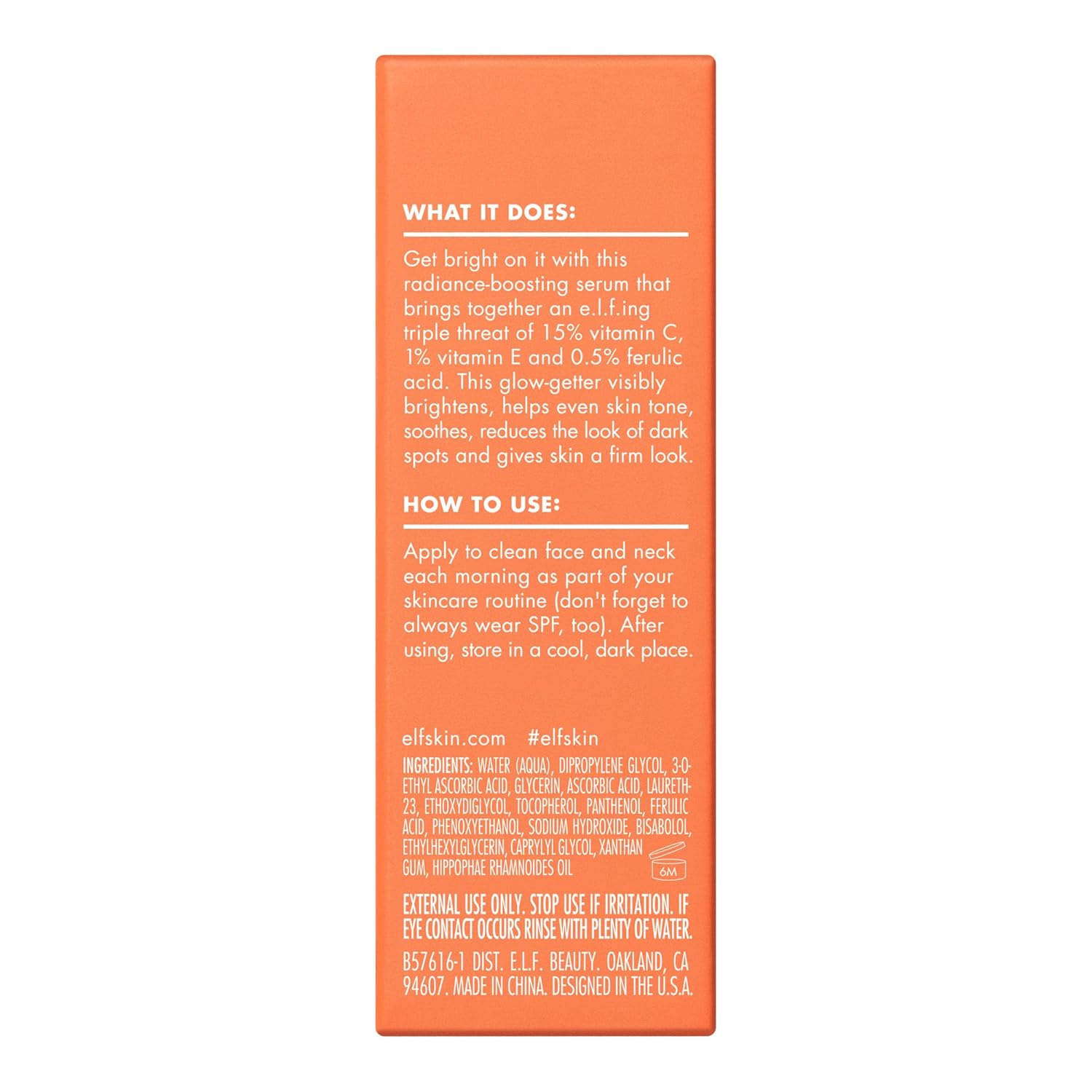 e.l.f. SKIN Bright Icon Vitamin C Serum Mini – Thoughtful Birthday Gift for Her Starting a Skincare Routine