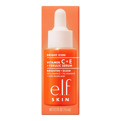 e.l.f. SKIN Bright Icon Vitamin C Serum Mini – Thoughtful Birthday Gift for Her Starting a Skincare Routine