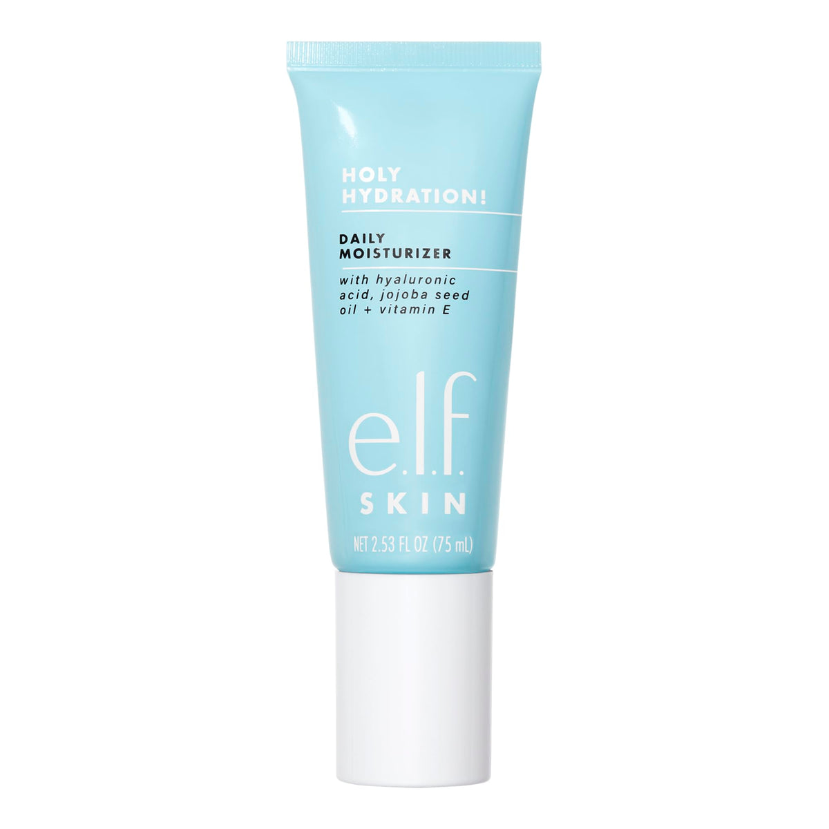 e.l.f. SKIN Holy Hydration! Daily Hydration Moisturizer, Ultra-Hydrating Formula, Infused with Aloe, Jojoba Oil &amp;amp; Shea Butter, Vegan &amp;amp; Cruelty-Free, 2.53 Fl Oz