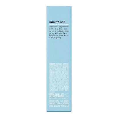 e.l.f. SKIN Holy Hydration! Thirst Burst Drops Mini – Nightly Wind-Down Ritual Serum, Calming Hyaluronic Acid Drops