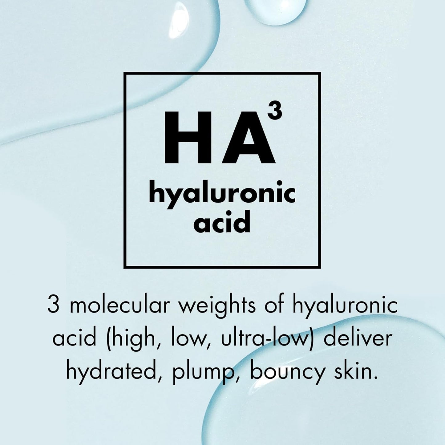 e.l.f. SKIN Holy Hydration! Triple Bounce Serum – Clean Vanity Staple, Essential Hyaluronic Acid Hydrator