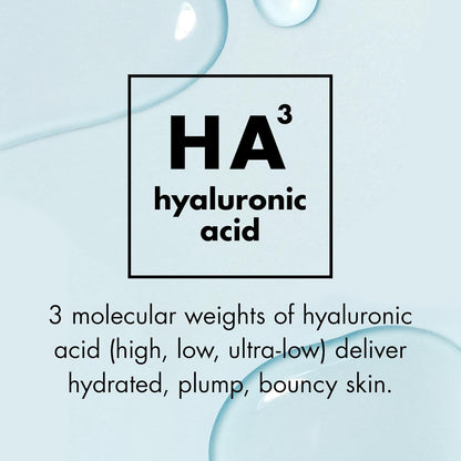 e.l.f. SKIN Holy Hydration! Triple Bounce Serum – Clean Vanity Staple, Essential Hyaluronic Acid Hydrator