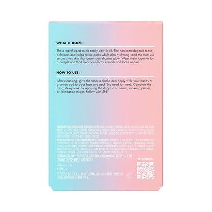 e.l.f. SKIN Thirst Burst Dew-O Set – Two-Step Evening Skincare Ritual for a Calming Wind-Down at Home