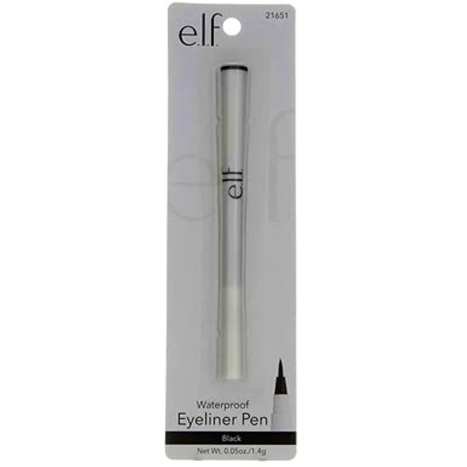 e.l.f. Vegan Liquid Eyeliner Pen, Thoughtful Birthday Gift for Her, Felt Tip Black Liner