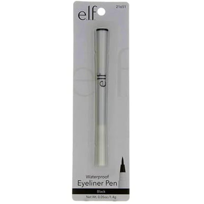 e.l.f. Vegan Liquid Eyeliner Pen, Thoughtful Birthday Gift for Her, Felt Tip Black Liner